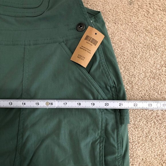 Duluth Trading Co New Heirloom Gardening Bib Overalls Womens Size M 29 Fir Green - Picture 15 of 16